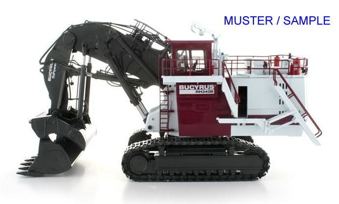 BUCYRUS RH340B FACE SHOVEL. Scale 1:50