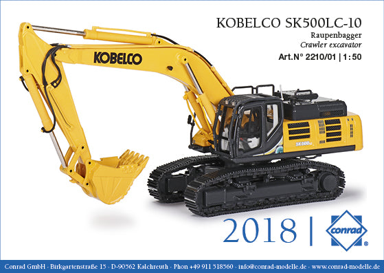 KOBELCO SK500LC-10 EXCAVATOR US VERSION. Scale 1:50