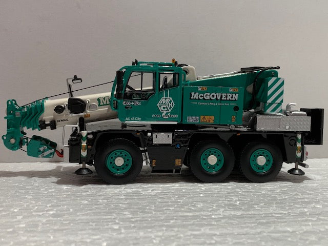 DEMAG AC45 CITY CRANE in McGovern livery from IMC. Scale 1:50