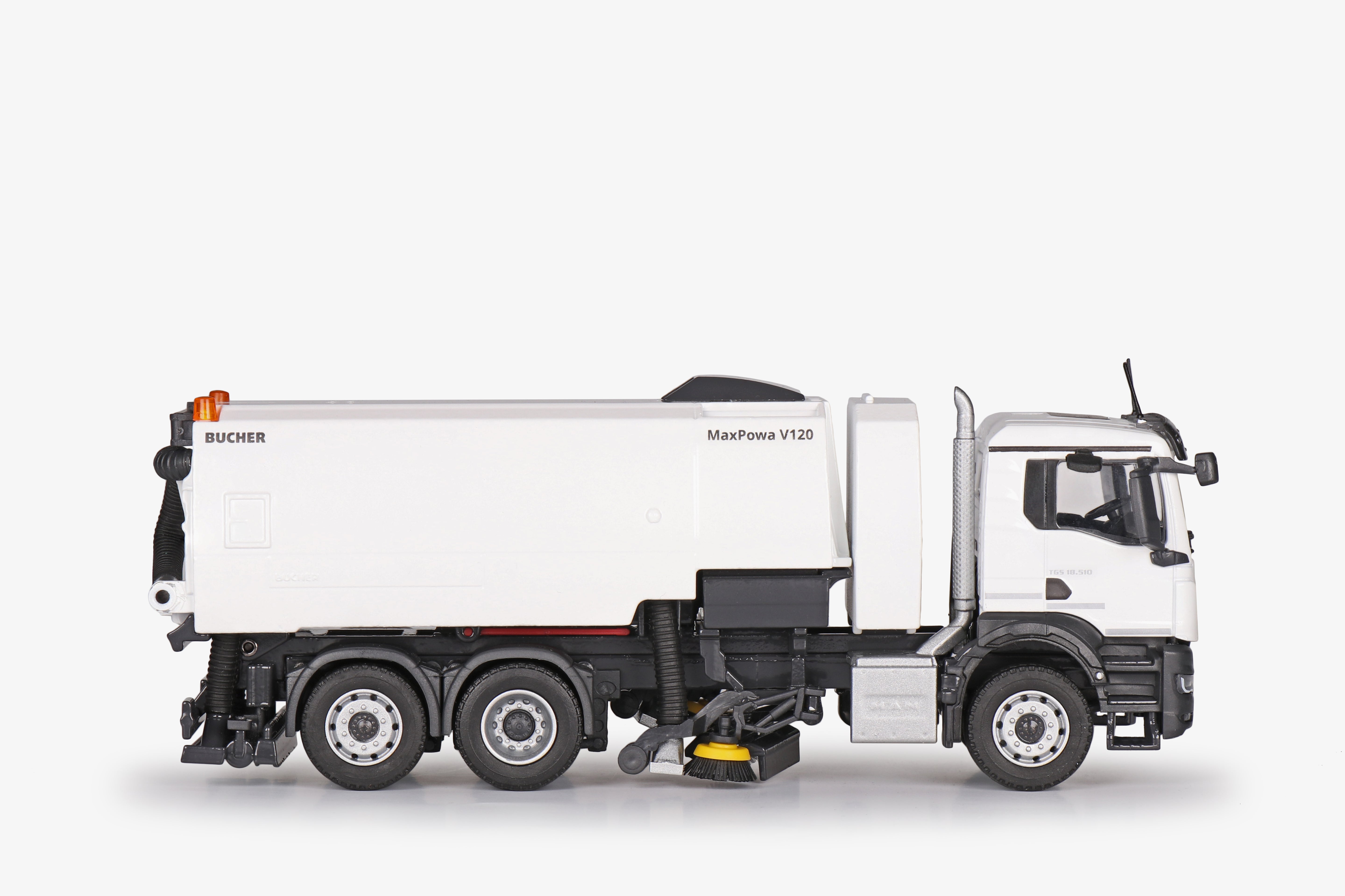 BUCHER MaxPowa V120 truck mounted sweeper on MAN TGS NN 3axle