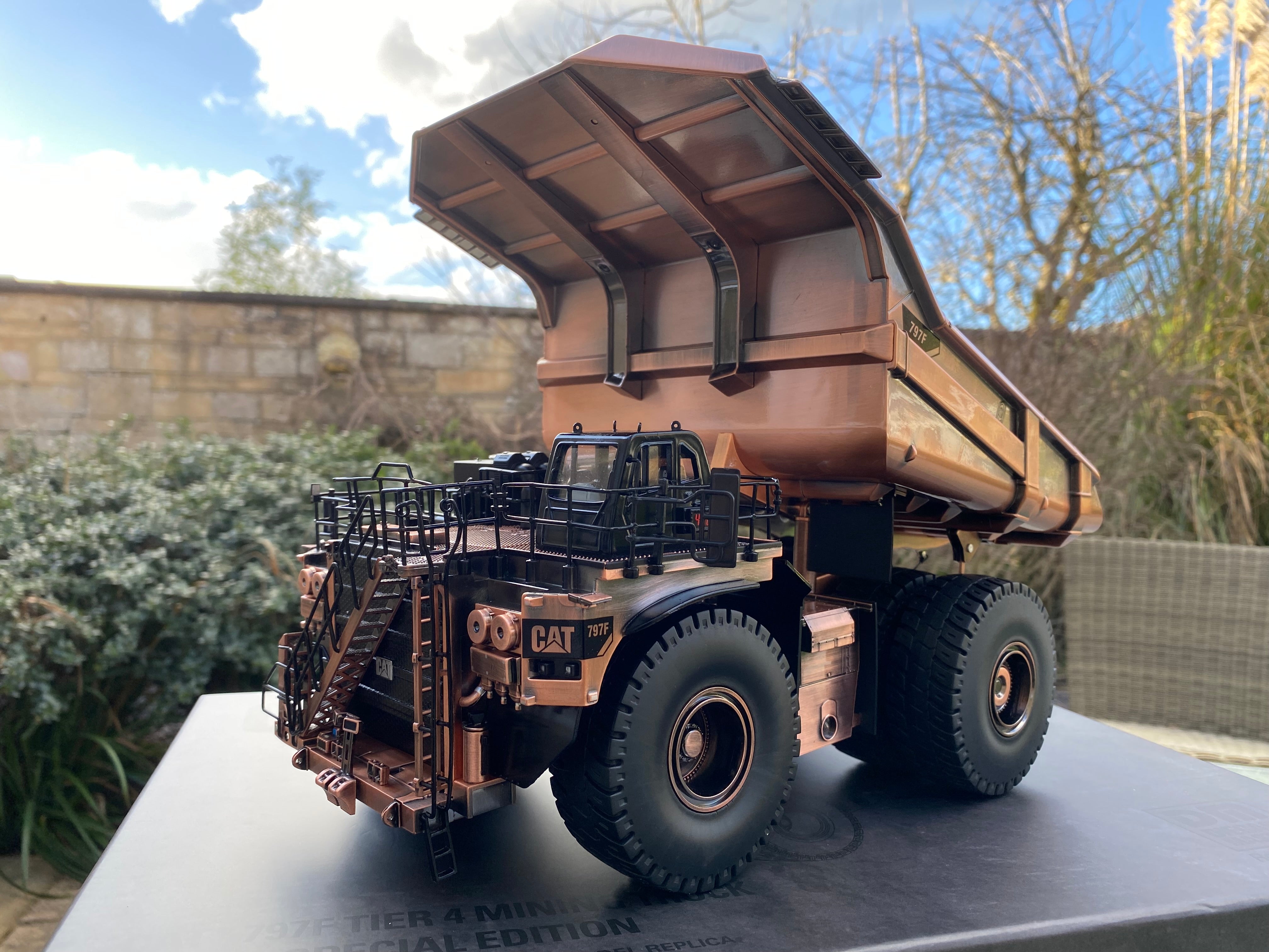 CAT 797 Mining Truck Copper Version. 1:50 scale.