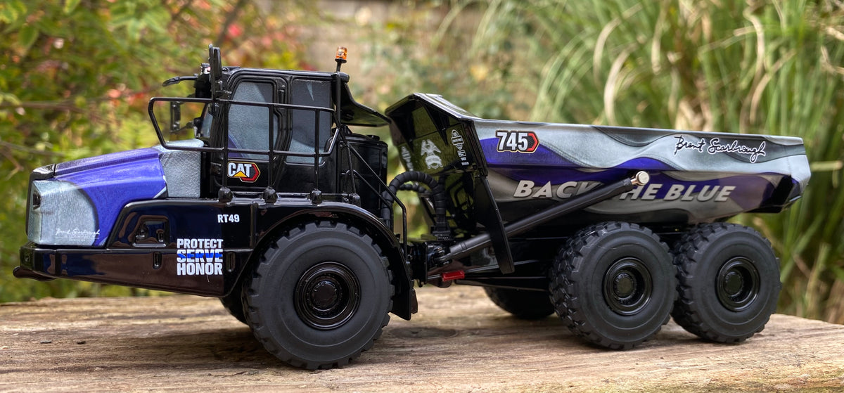 CAT 745 ADT in Brent Scarborough livery. 1:50 scale.