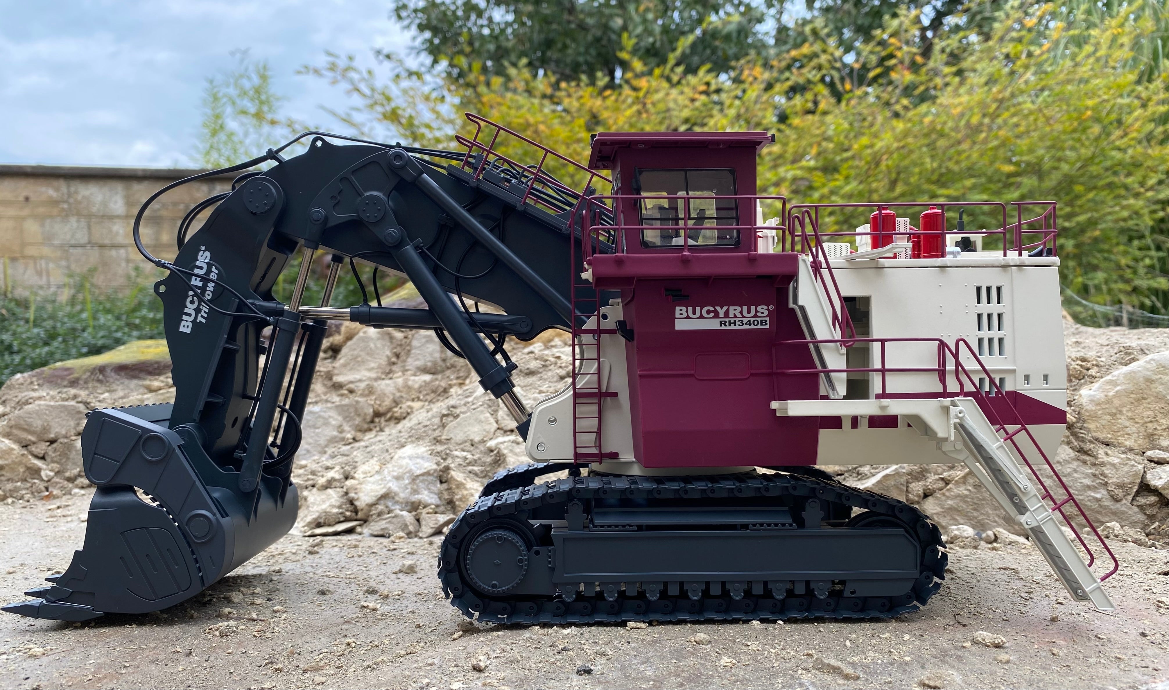 BUCYRUS RH340B FACE SHOVEL. Scale 1:50 AVAILABLE AGAIN TO PRE-ORDER UNTIL 20TH FEBRUARY 2026