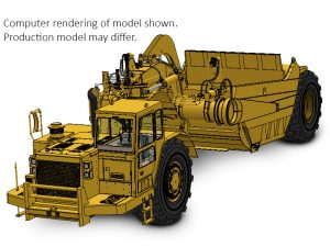 CAT 651E WHEEL-TRACTOR SCRAPER. SCALE 1:48