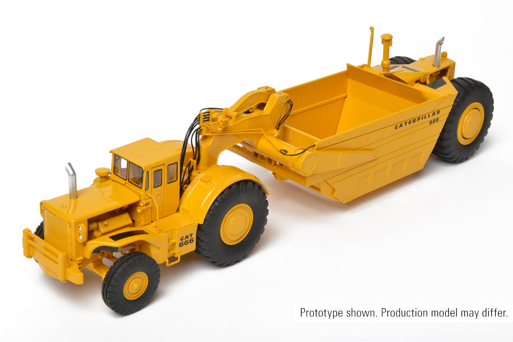 CAT 666 80 TON SCRAPER. Scale 1:48