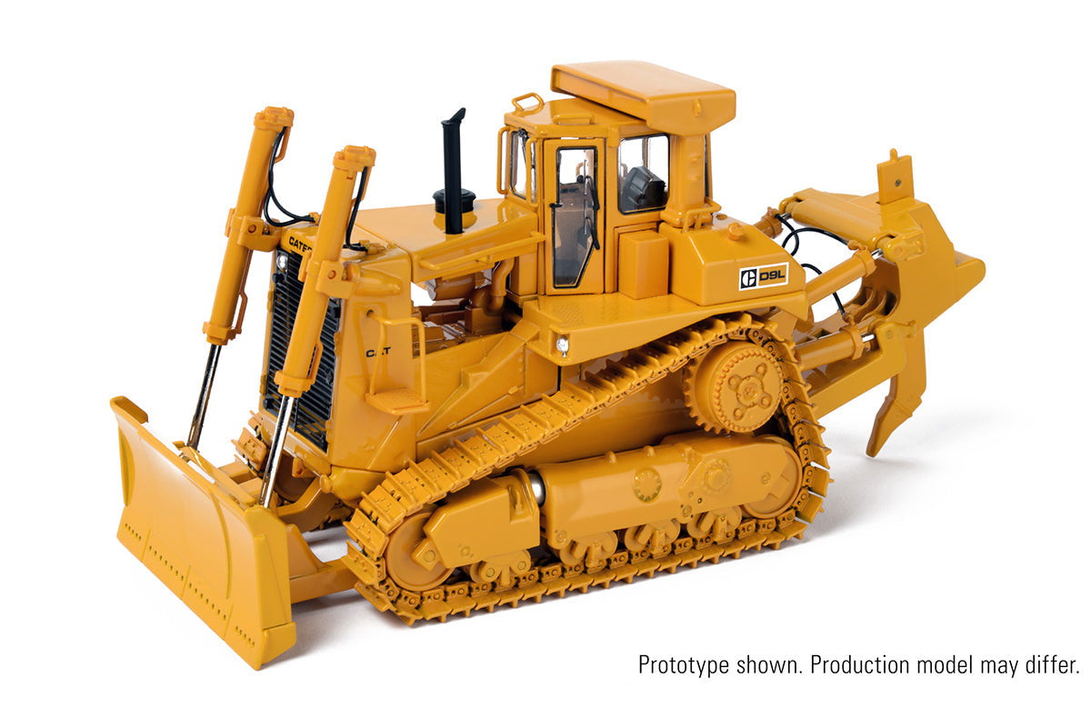 CAT D9L Dozer with Cushion Blade and Single Shank Push Block Ripper Scale 1:48