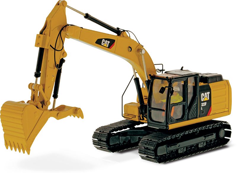 CAT 323F MEDIUM EXCAVATOR. Scale 1:50