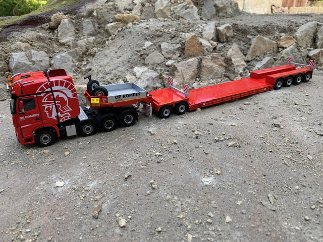 MERCEDES-BENZ ACTROS GIGASPACE LOW LOADER in DE ROMEIN livery. Scale 1:50