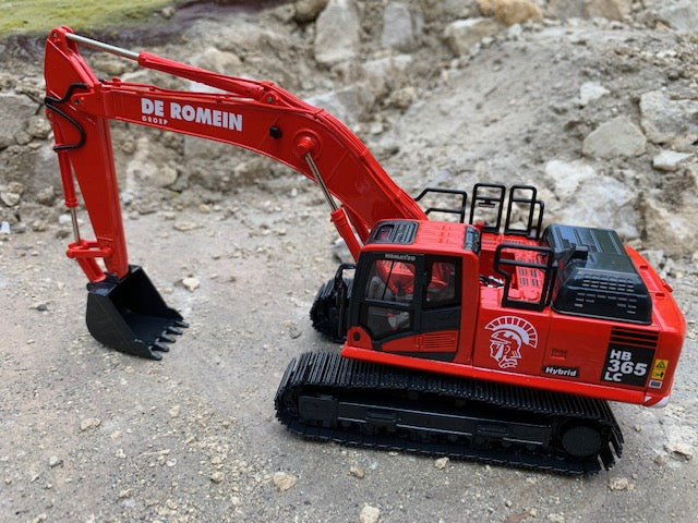 KOMATSU HB365LC-3 HYBRID EXCAVATOR in DE ROMEIN livery. Scale 1:50