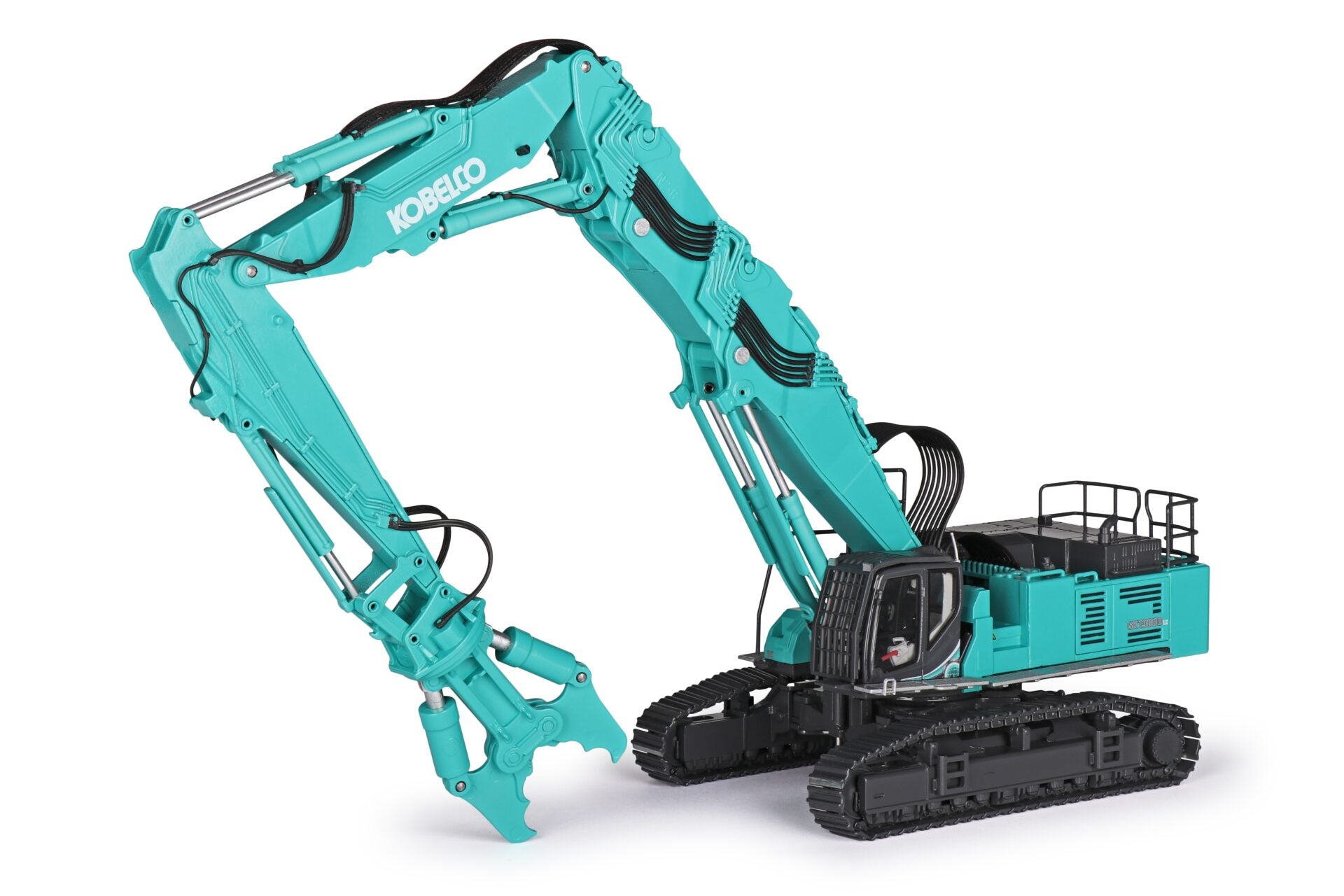 KOBELCO　SK400D 1:50 Miniature Construction World - Kobelco SK400D Demolition Excavator
